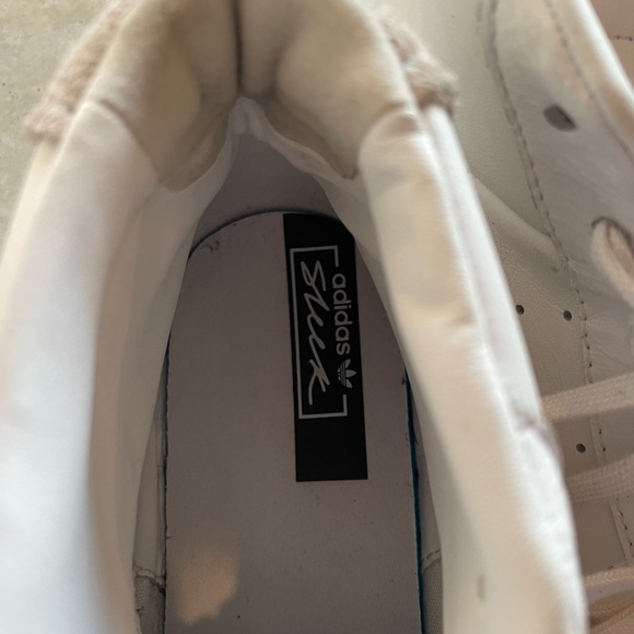 Adidas Originals Sleek Platform Sneakers White Leather Women’s 8.5 EE4726 - Picture 7 of 8